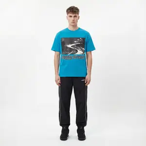 Snowday Ski Resort Blue Graphic Tee | Oversized Streetwear Y2K T-Shirt | Unisex