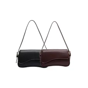 26 Spring/Summer Women's Saddle Bag, Daily Shoulder Bag and Crossbody Bag, Classic Shoulder Bag, Elegant Magnetic Sealed Saddle Bag, Suitable for Daily Use, Party Attendance