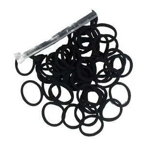 50 PCS Assorted Elastic 1.5" Hair Ties Multiple Colors To Choose From