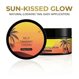 Self Tanning Lotion Cream - Intensive Self Tanner for Natural Looking Glow - Streak-Free Tanning Gel - 6.76oz