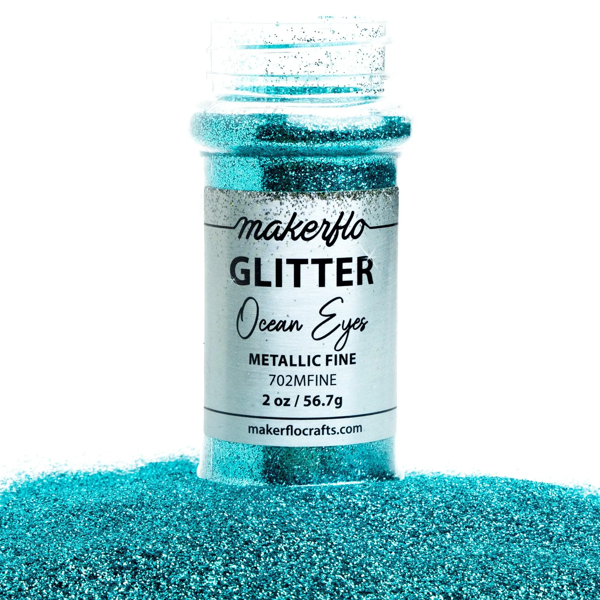 Makerflo Metallic Fine Glitter - Ocean Eyes Bling Rhinestone Decoration