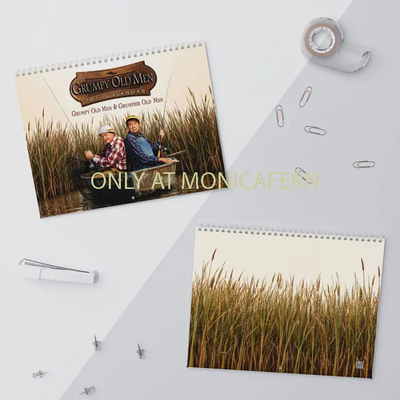 Grumpy Old Men 2027 Calendar, 90s Movie Inspired Wall Calendar