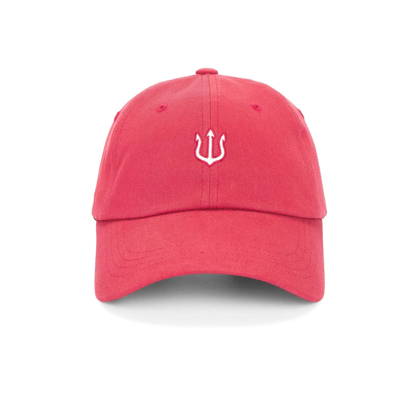 VERUTUM Trident Symbol Logo Cap in Red