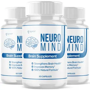 (3 Pack) Neuro Mind Nootropic All Natural Neuro Mind Max Supplement 180 Capsules