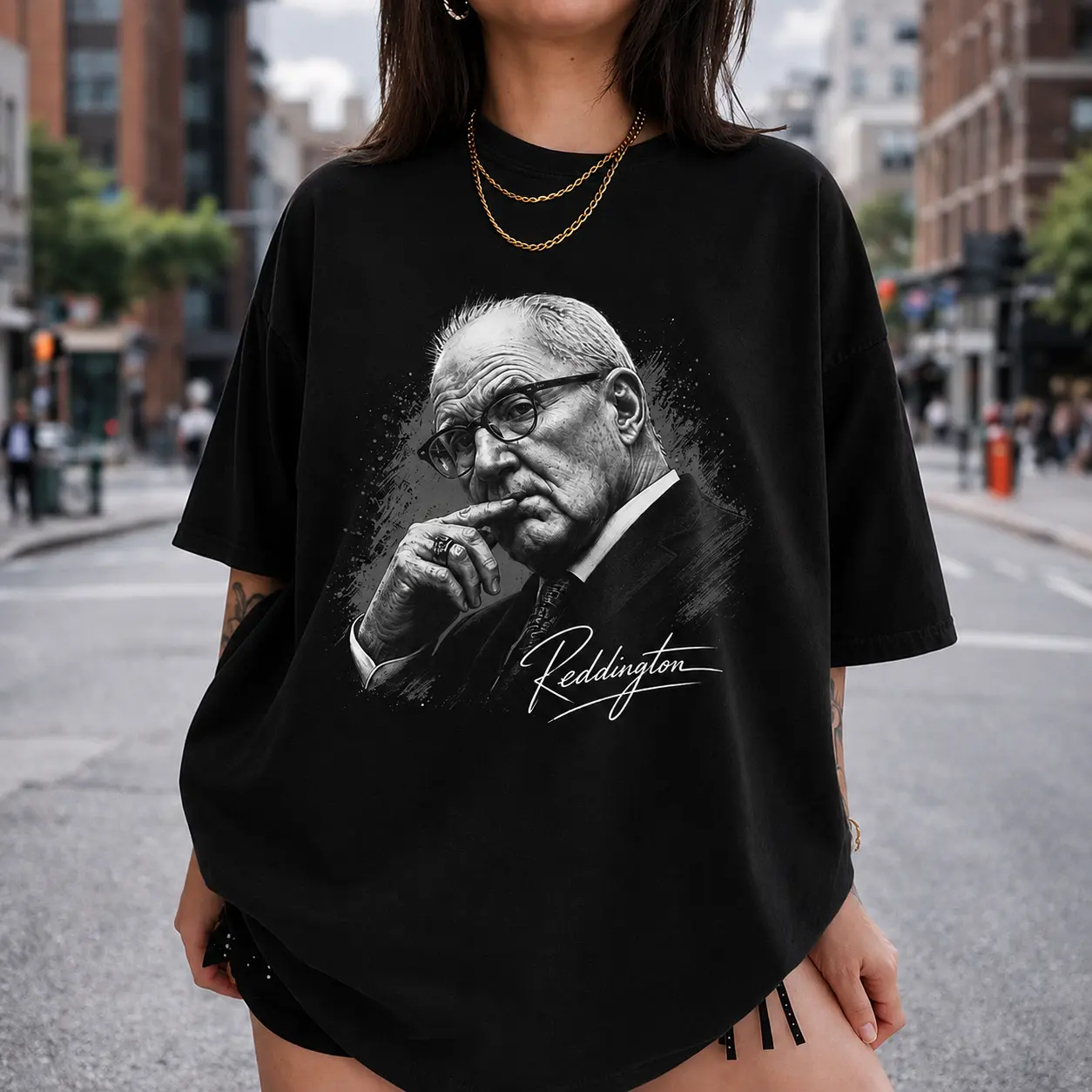Kevin Reddington Shirt, Courtroom Lawyer Portrait Tee, Lindsay Clancy Trial Shirt, Black And White Photo Tee