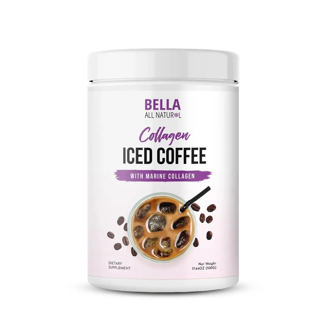 Bella All Natural Collagen Iced Coffee - 500g Bella All Natural Collagen Iced Coffee - 500g