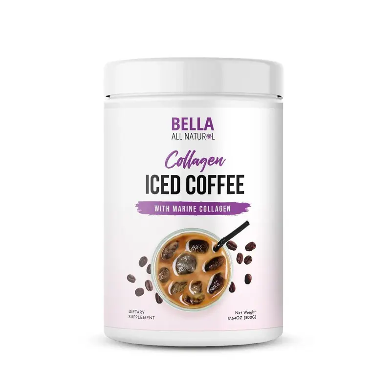 Bella All Natural Collagen Iced Coffee - 500g
