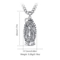 Santa Muerte Grim Reaper Pendant
