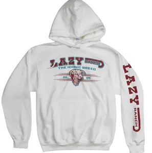Men's Lazy J Ranch Iconic Cattle Breed Hoodie For Lazy J Lover Casual Cotton, Cheap Brand Clothing, Gildan Daillywear For Men For Women
