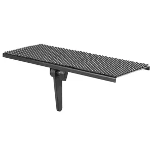 Mount-It! Above TV Adjustable Shelf – Space-Saving AV Component Holder with Anti-Slip Mesh & Built-In Air Vents – Holds up to 13.6 lbs