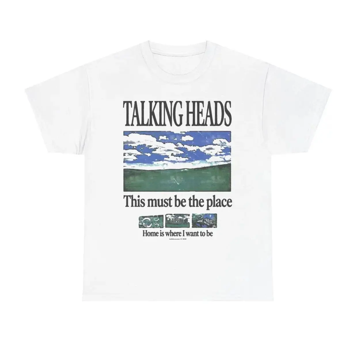 Talking Heads Graphic T-Shirt,This Must Be the Place Lyric Tee,Retro 80s Rock Inspired Shirt, Classic Album Lyric Graphic Unisex T-Shirt For Men Women