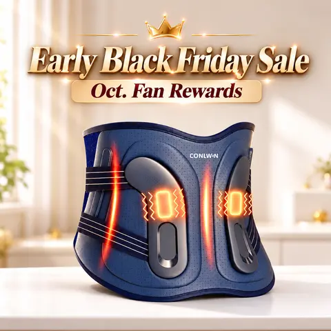 66in Cordless Silky Fabric Graphene Heating Pad Back Recovery Massager - 5 Heat Settings, 6 Vibration Modes, 4D Butterfly Support, Rechargeable, Portable, Voice Guided, GIFT for DAD/MOM' Lower Back Deep Relief, 2026 US TikTok Shop Fall Deals