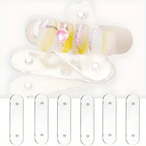 10pcs magnetic nail display boards, reusable acrylic nail art practice patches, press holder for fake nail color samples, nail tools with fragranceless properties, Nail Art Accessories