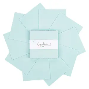 Songbird Blue Solid 5" Square Charm Packs from Riley Blake