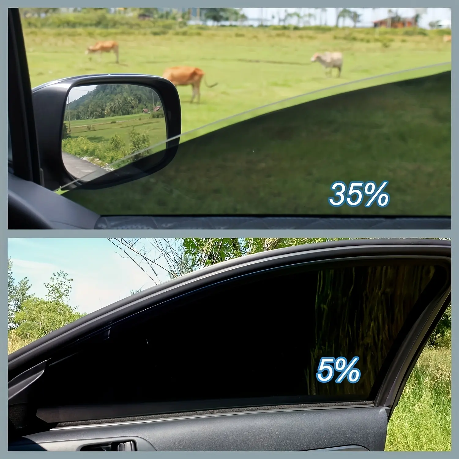 5%/15%/35%/50%/70% automotive window heat insulation film, sun protection glass stickers, transparent shading glass stickers, solar film, Car Window Film