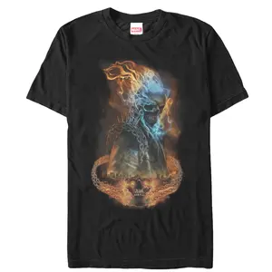 Men's Marvel Ghost Rider Hellfire Chain T-Shirt