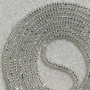 DIAMOND - Tie On Waist Beads - 45 to 60 inches Waistbeads - Silver Waistbeads - Belly Beads - Body Beads - African Waistbeads Made By Venus