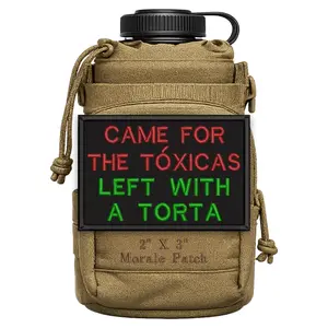 Came For The Toxicas, Left With A Torta Funny Morale Patch 2” X 3” Hook & Loop Back for Hats Jackets Tactical Vests Plate Carriers EDC Gear & Humor Patch Collectors