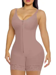 JMK Fajas 1 Count Shapewear Underwear Bodysuit For Women, Fajas, Butt Lifting And Tummy Control Body Shaper,  Zipper Closure Bodysuit, With Zipper & Hooks Tight-Fitting Jumpsuit, Colombian Shapewear, Suitable For Daily Wear, Sports