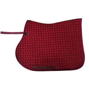Equestrian Saddle Pad, Sweat Absorbing Horse Riding Pad, British Style Saddle Pad, Multi-Use Obstacle Saddle Pad, Large Size, 1 Piece, Equestrian Supplies