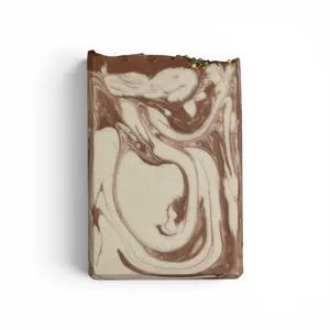 Luxury Handmade Oatmeal Milk and Honey Soap Bar - Biodegradable Silky Cleanser with Warm Oatmeal, Sweet Cream, Glitter, Almond, Shea & Clay Blend, Ultramarines, Pleasant Scent for Spa at Home Bath Care
