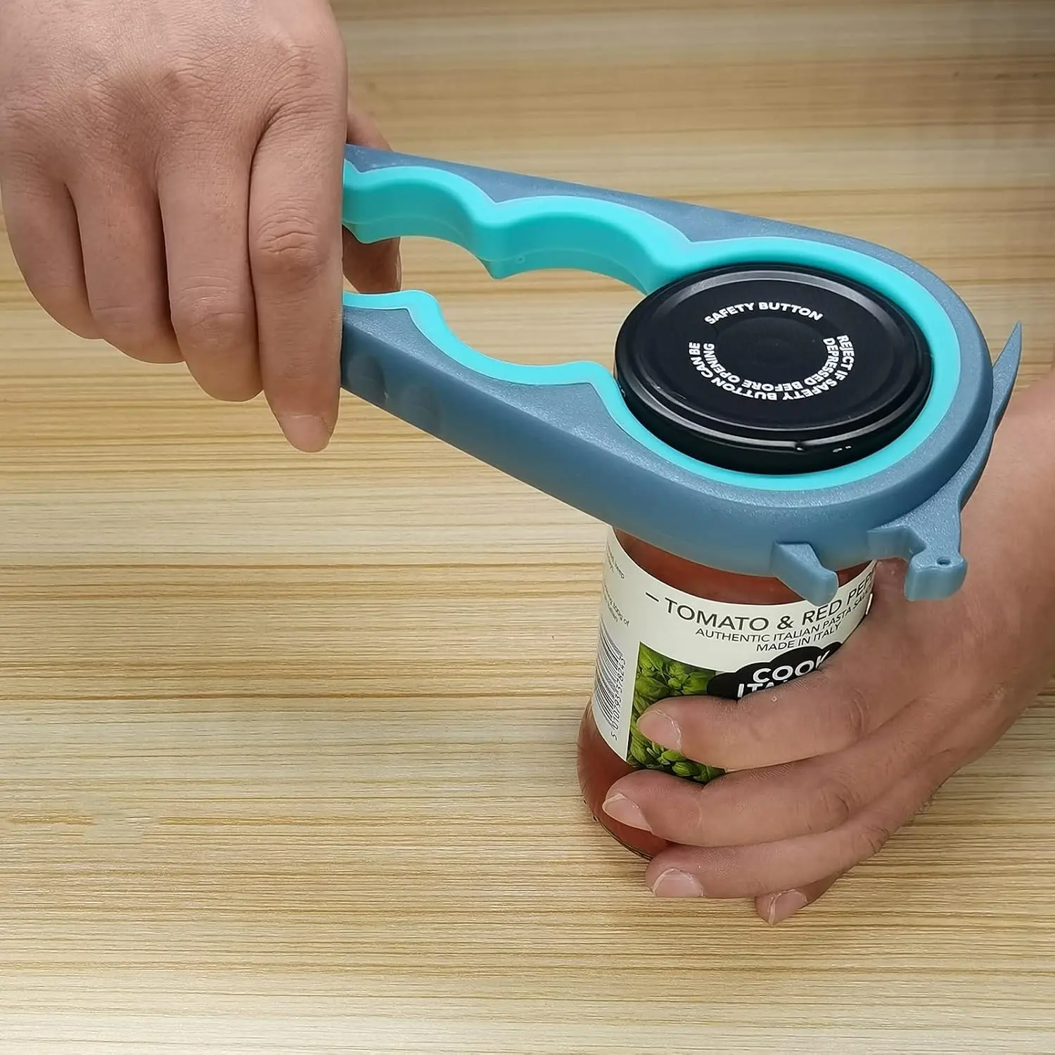 Jar Opener & Bottle Opener for Seniors with Arthritis, Weak Hands | Adjustable Lid Opener Effortlessly Opens Jars, Bottles & Pop-Top Cans, Great for Senior Parents, Grandparents, or Loved Ones
