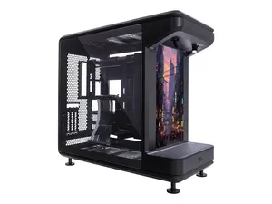 Cooler Master MasterFrame 360 Stage LCD ATX Mid-Tower PC Case - Front Showcase Stage with Spotlight & LCD Display, Supports 430mm GPUs & 360mm Radiators, PCIe 5.0 Ready, Up to 12x120mm Fans, USB-C