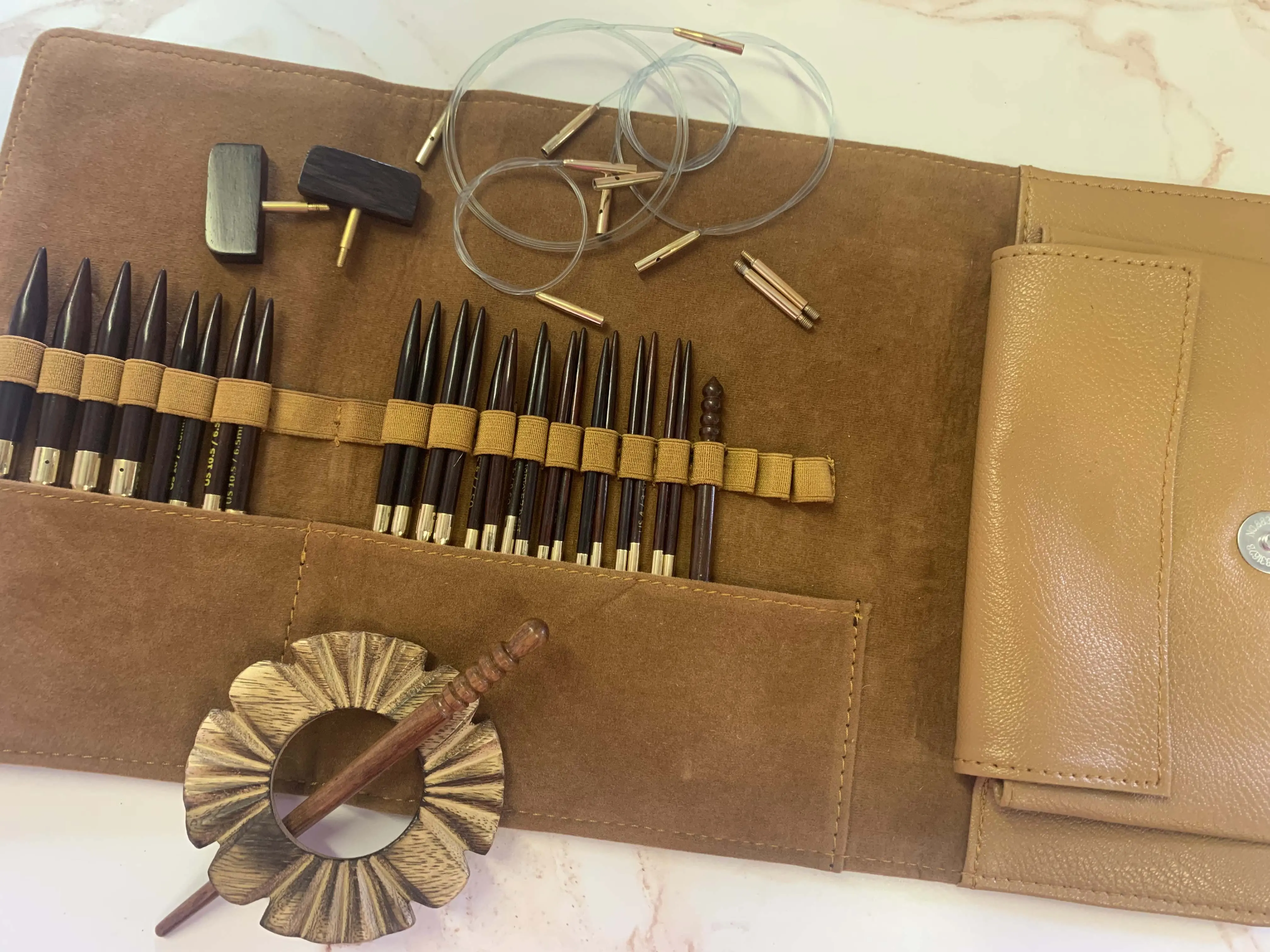 ZEN Interchangeable Short Tip Needle Set | Rosewood (3.5")
