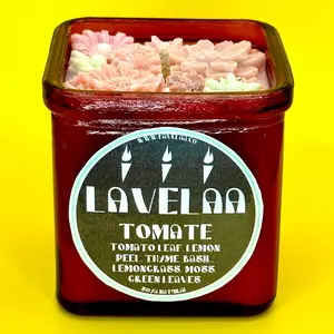Tomato Leaf 8.5oz Soy Candle - Handmade Decor