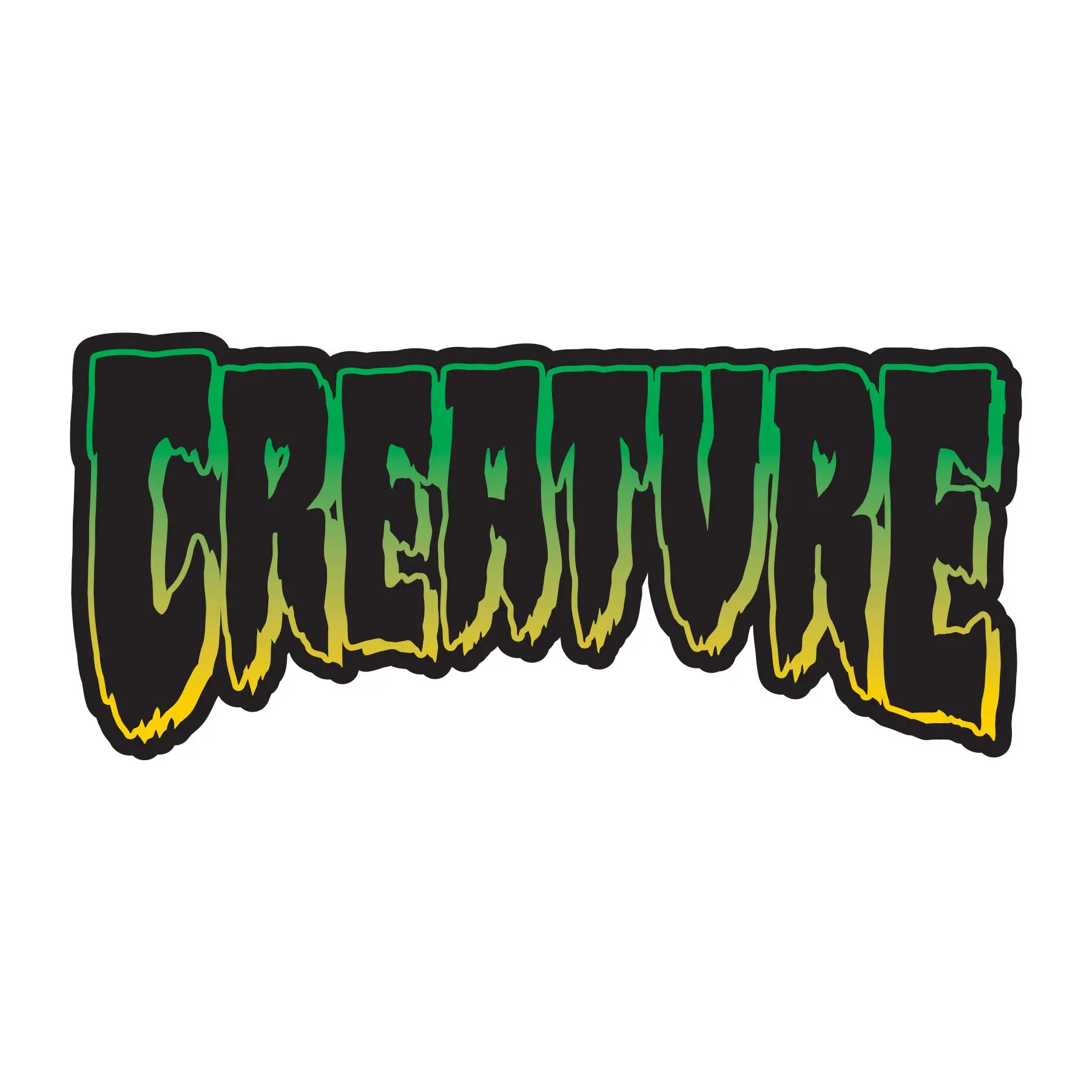 Logo Outline Creature Vinyl Sticker, 14.5in x 6.52in Large Horde Sticker for Skateboards, DIY Scrapbooking & Stamping Accessory, Vinyl Stickers
