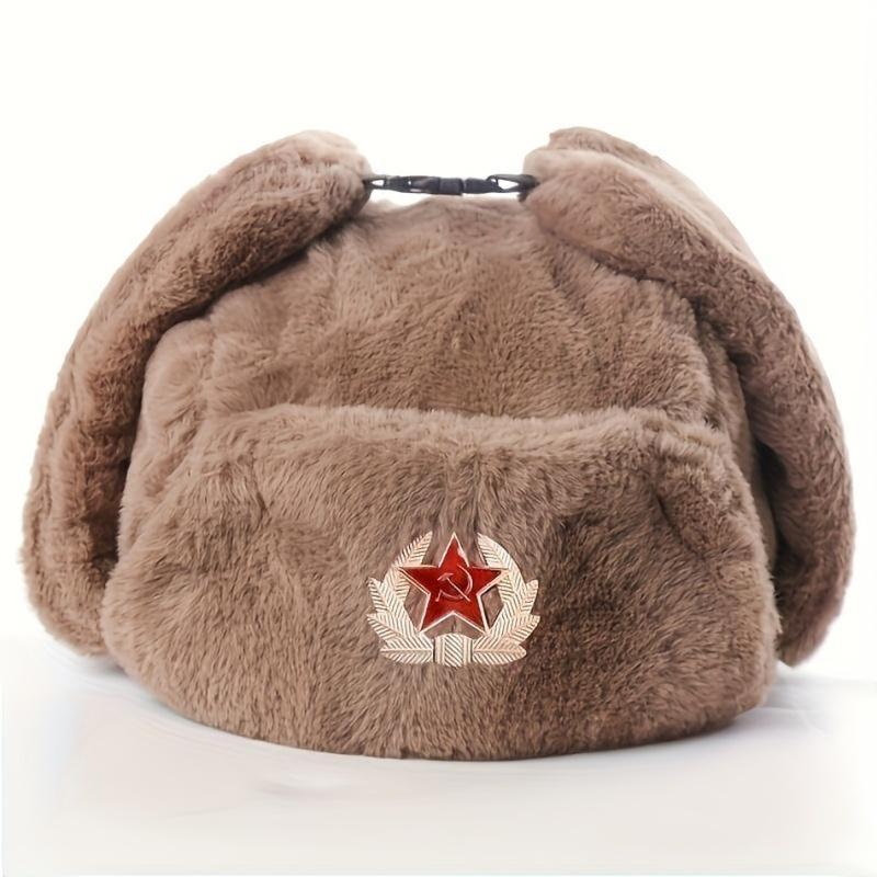 2026 Hot Trend Pick Women’s Warm Russian Ushanka – Faux Mohair Breathable Ear Protection Outdoor Winter Hat, TikTokShopBlackFriday Valentine’s Day Gift