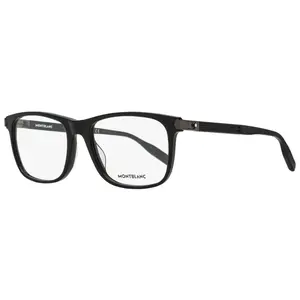 Montblanc Rectangular Eyeglasses MB0035O 005 Black 57mm 0035