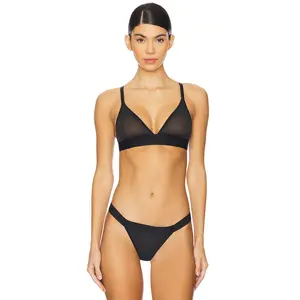 Negative Underwear Sieve Triangle Bra in Black Negative Underwear Sieve Triangle Bra in Black