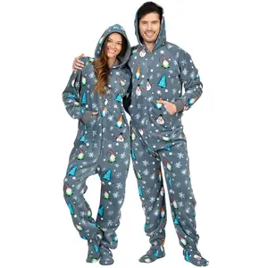 Gnomes Greeting Adult Hoodie Fleece Onesie