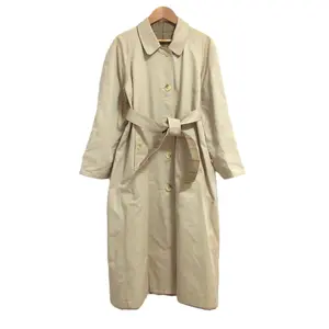 Pre-owned BURBERRY Polyester Small Leather Goods Vintage Reversible Balmacaan Coat