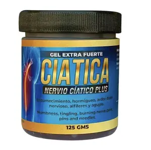 Ciatica Gel Extra Fuerte Nervio Ciatico Plus 125 gr Natural de Mexico Healthcare Skin Repair Moisturizers Comfort Moisture Cosmetic Blend Herbal Intensive Soothing Hydrating Moisturizing