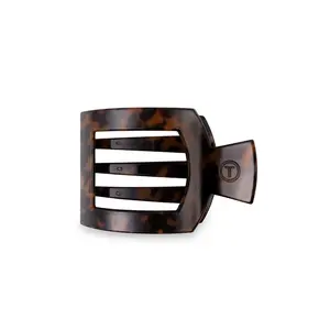 Teleties Tortoise Large Flat Square Hair Clip
