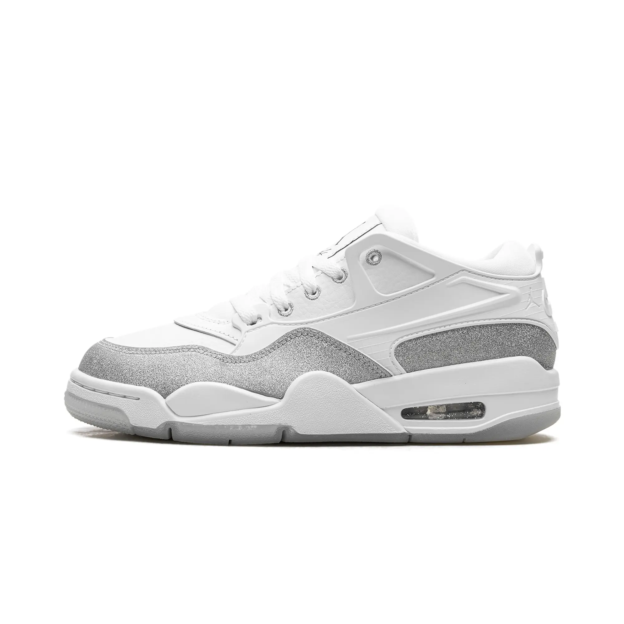 Air Jordan 4 RM WMNS "White Metallic Silver" HQ3441 111