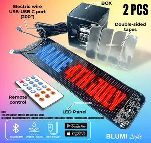 Custom LED Car Sign for 4th of July, MAKE 4TH JULY Light-Up Display, Perfect Patriotic Car Gift, Message Display, Flashing Patriotic Window Light, LED Car Sign for Car Lovers