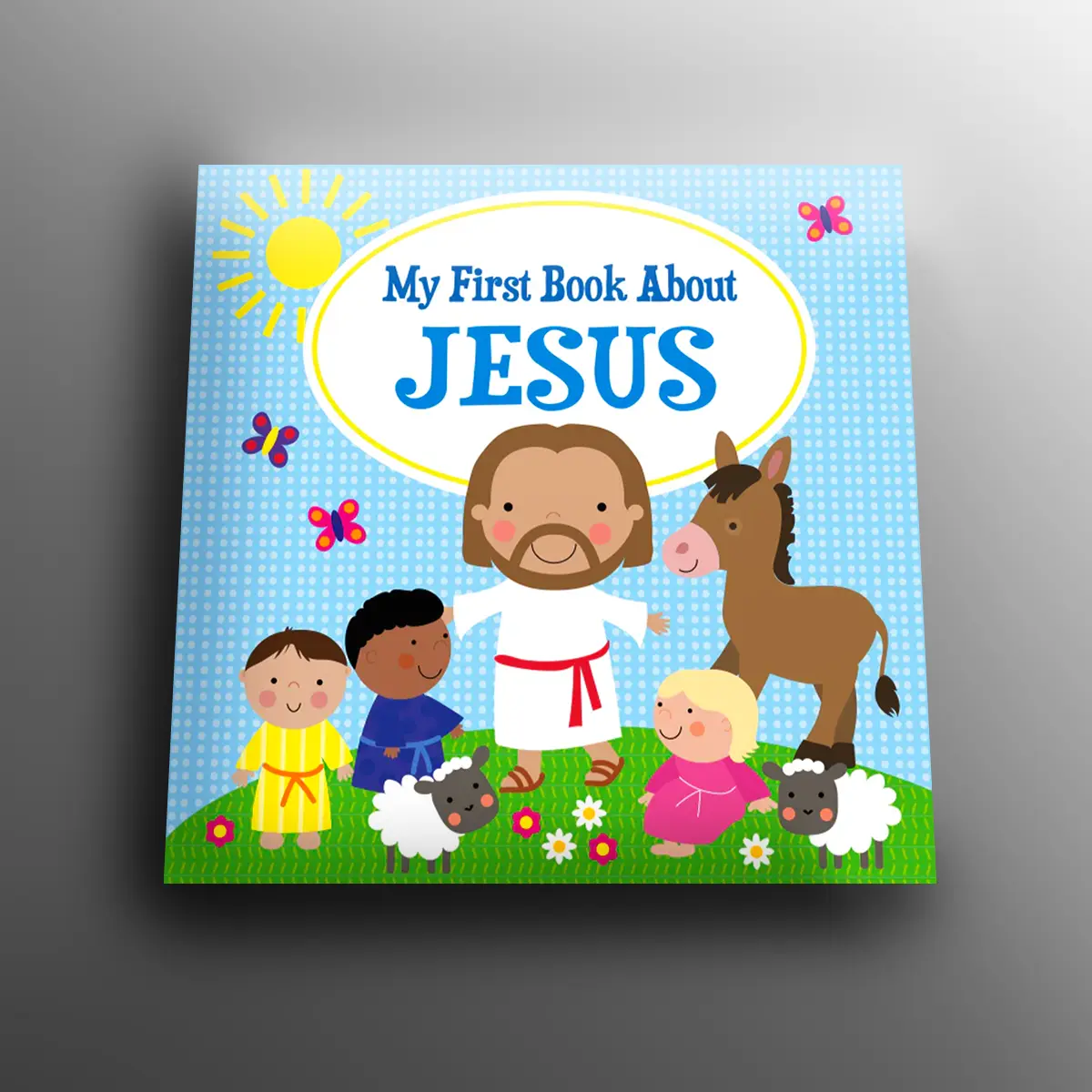 Illustrated Christian Children's Picture Bible - Lightweight Softcover Faith Book for Young Readers, Easy-to-Understand Jesus' Teachings, Kindness & Love Themes, Religious Baptism Sunday School Resource, Ideal Gift for Parents & Grandparents
