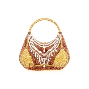 Bust Gold Bikini Bag