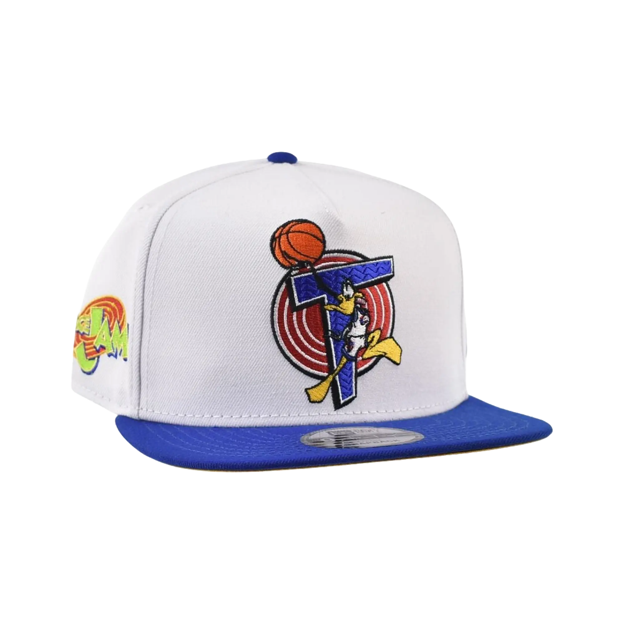 9FIFTY A-Frame Space Jam 30th Anniversary Daffy Duck Tune Snapback Hat "White" NE513