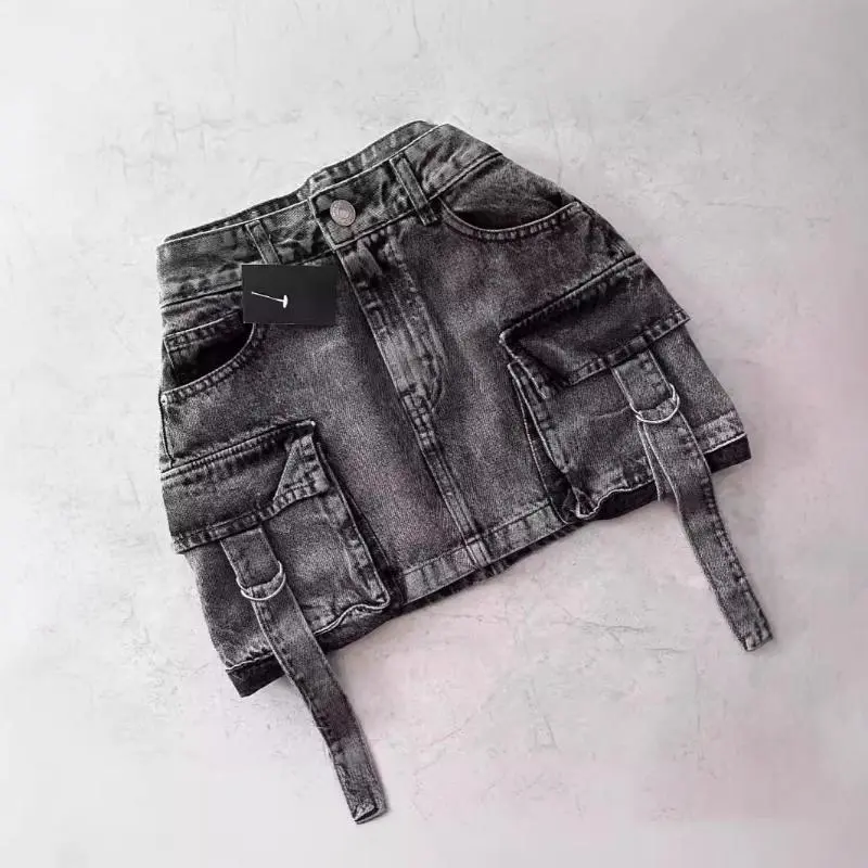 Women's Short Skirt Plus Inner Wear Anti-light Retro Goth Black Mini Skiing