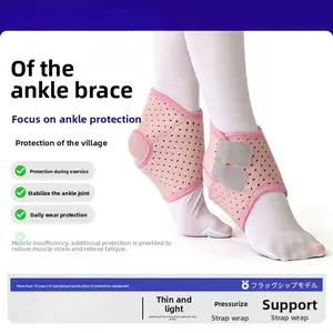 Small Size Adjustable Ankle Support Brace – Breathable Perforated Ankle Stabilizer for Sports & Daily Wear
