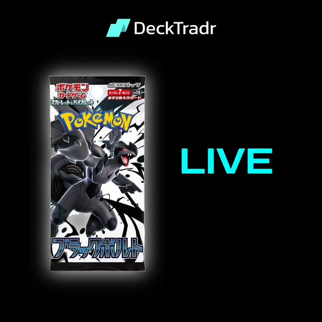 Pokemon TCG Black Bolt Japanese Booster Pack - Open Live