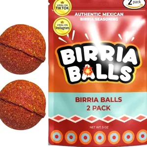 CHILEMOY Birria Balls VALUE-PACK | Authentic Mexican Seasoning | Birria Ball Bomb for Tacos, Stews, Quesabirrias, Nachos, Burritos | Spice Mix for Slow & Pressure Cookers and Stove Top