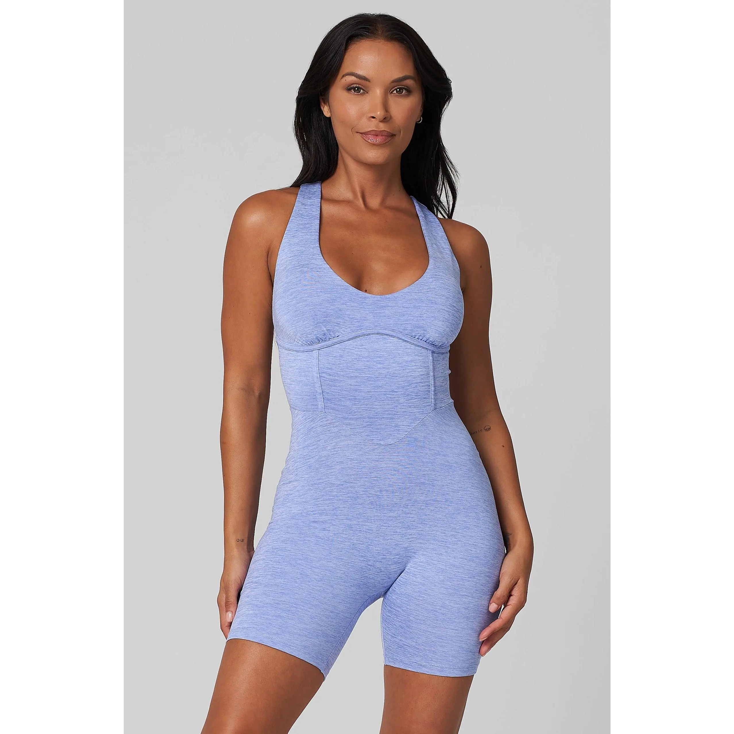Bliss Racer Back Biker Jumpsuit