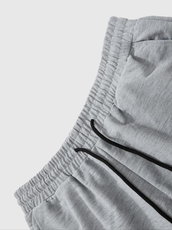 Women's Summer Casual Sakura Print Pants, Simple Versatile Drawstring Sweatpants, Ideal for Spring Autumn Outdoor Activities