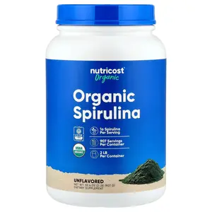 Nutricost Organic Spirulina, Unflavored, 32.4 oz (907 g)