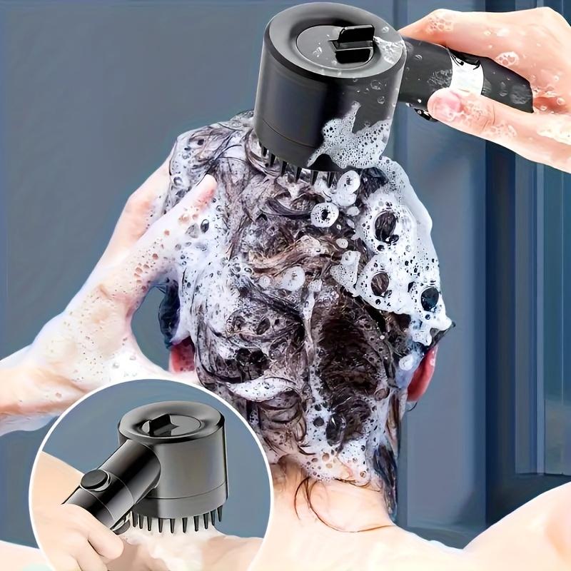 Metal Handheld High-Pressure Massage Shower Head - 3-Setting 4-in-1 Removable Design with Adjustable Spray, 47 in Upgraded Reinforced Thick Hose, Mounting Bracket and 5 Filter Cartridges, Handheld Head